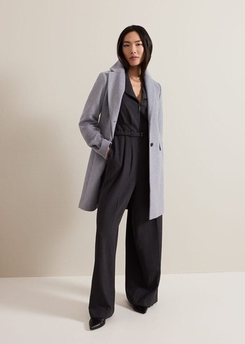 Phase Eight Lydia Wool Coats Grey Canada | XSVBDY-523